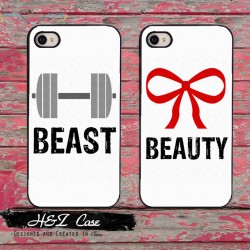 Чехол модный Beast & Beauty Iphone 5/5s/6/6 plus