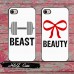 Чехол модный Beast & Beauty Iphone 5/5s/6/6 plus