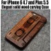 Чехол деревянный дизайнерский Iphone 6/6 plus