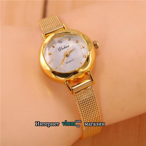 Женские золотые часы Yuhao