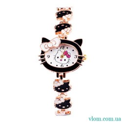 Для ребенка кварцевые часы Hello Kitty для девочки