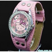 Для ребенка кварцевые часы Hello Kitty рок для девочки
