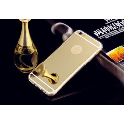 Чехол золотой зеркальный на Iphone 6 plus