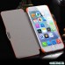 Чехол оранжевый flip на Iphone 6 plus