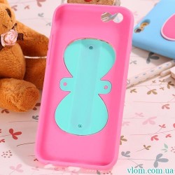 Чехол розовая бабочка с подставкой на Iphone 6/6s