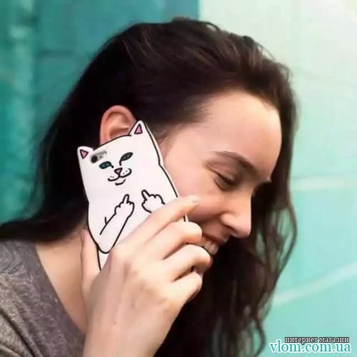 Чехол кот f**k off Iphone 6/6s