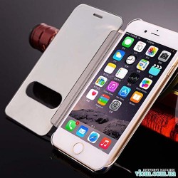Чехол флип прозрачное зеркало на Iphone 6/6s