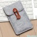 Чехол серый фетр на Iphone 6 plus