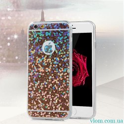 Чехол блестки на Iphone 6 plus