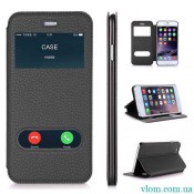 Чехол кожаный flip на Iphone 6 plus