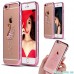 Чехол лебедь со стразами Для Айфон 6/6s/7