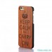 Чехол Деревянный Keep Calm на на Iphone 6/6s;