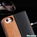 Чехол Деревянный Книжка Кожа на на Iphone 6/6s;