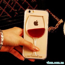 Чехол вино в бокале на Iphone 7/8 PLUS