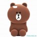Чехол коричневый медвежонок  на Iphone 7/8 PLUS
