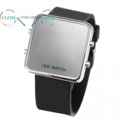 Мужские зеркальные LED часы