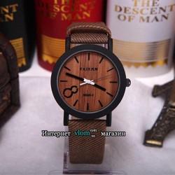 Мужские часы под дерево Elean 5121